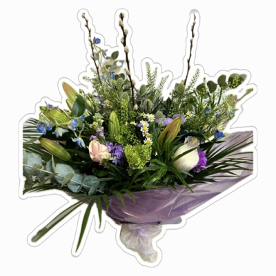 Wild Meadows - A hand-tied bouquet of lovely flowers and foliage that is natural and effortless.