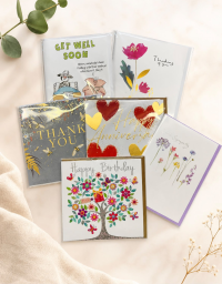 Greetings Cards - Chosen from our range of new greetings cards, design may vary from picture shown but will be matched to your card message from the flowers ordered.