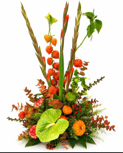 Pumpkin - A stunning arrangement of autumnal flowers. *Not available for same day delivery.*